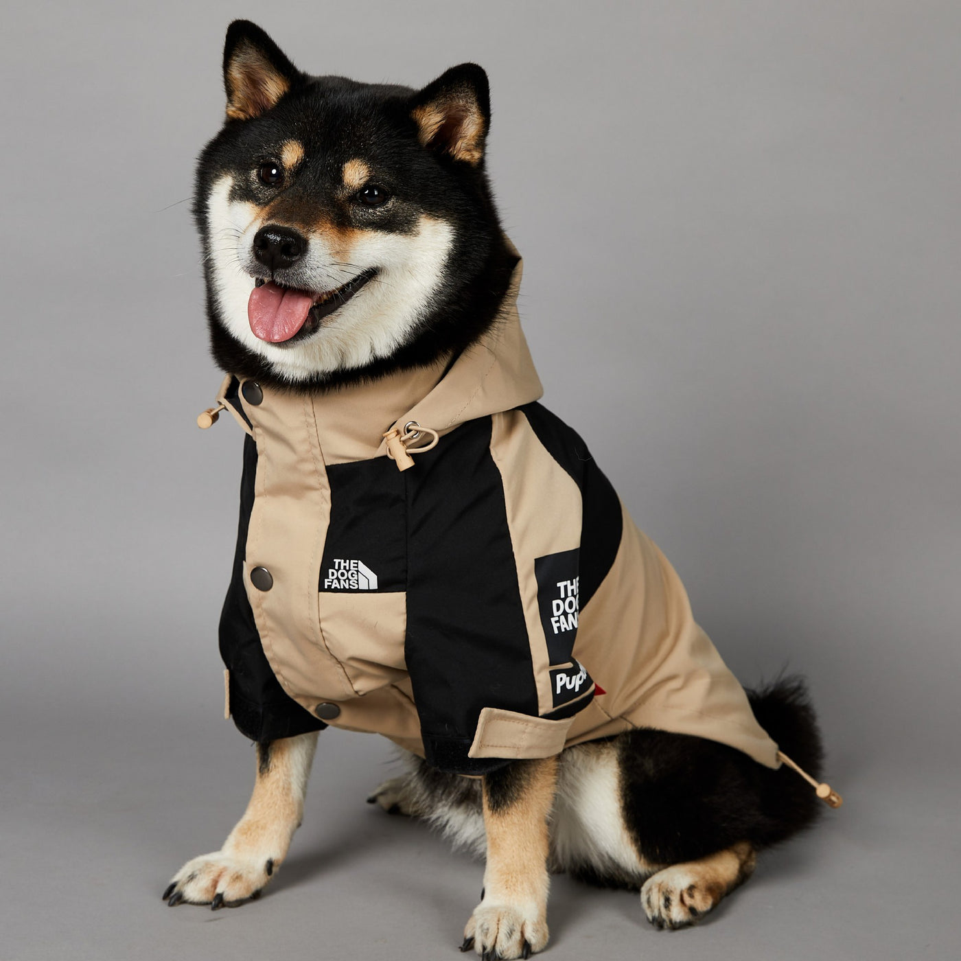 Khaki Dog Pet Shell Jacket