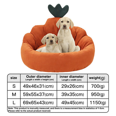 Carrot Kennel Universal In All Seasons Small And Medium-sized Dogs Dog Mats Teddy Pomeranian Corgi Dog Beds  Winter Warm Cat Litters