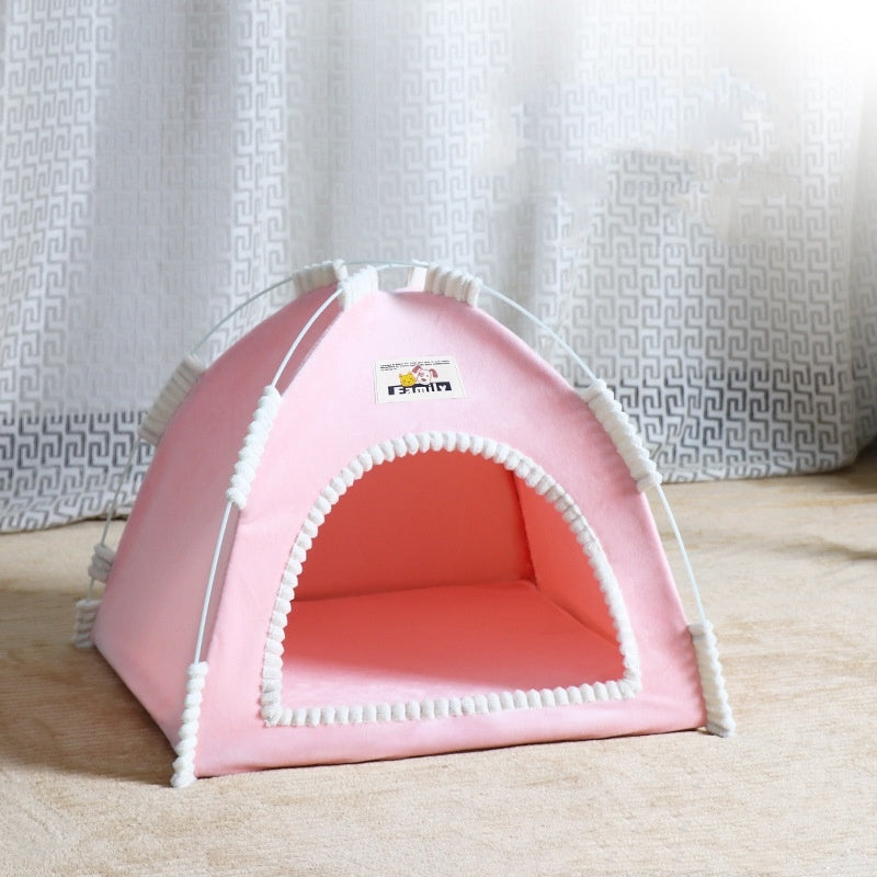 Pet Tent Cat Nest Four Seasons Universal Dogs And Cats Bed Small And Medium-sized Dogs