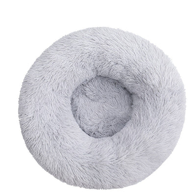 Kennel Round Cotton Pet Winter Warm Sleeping Bed For Dogs